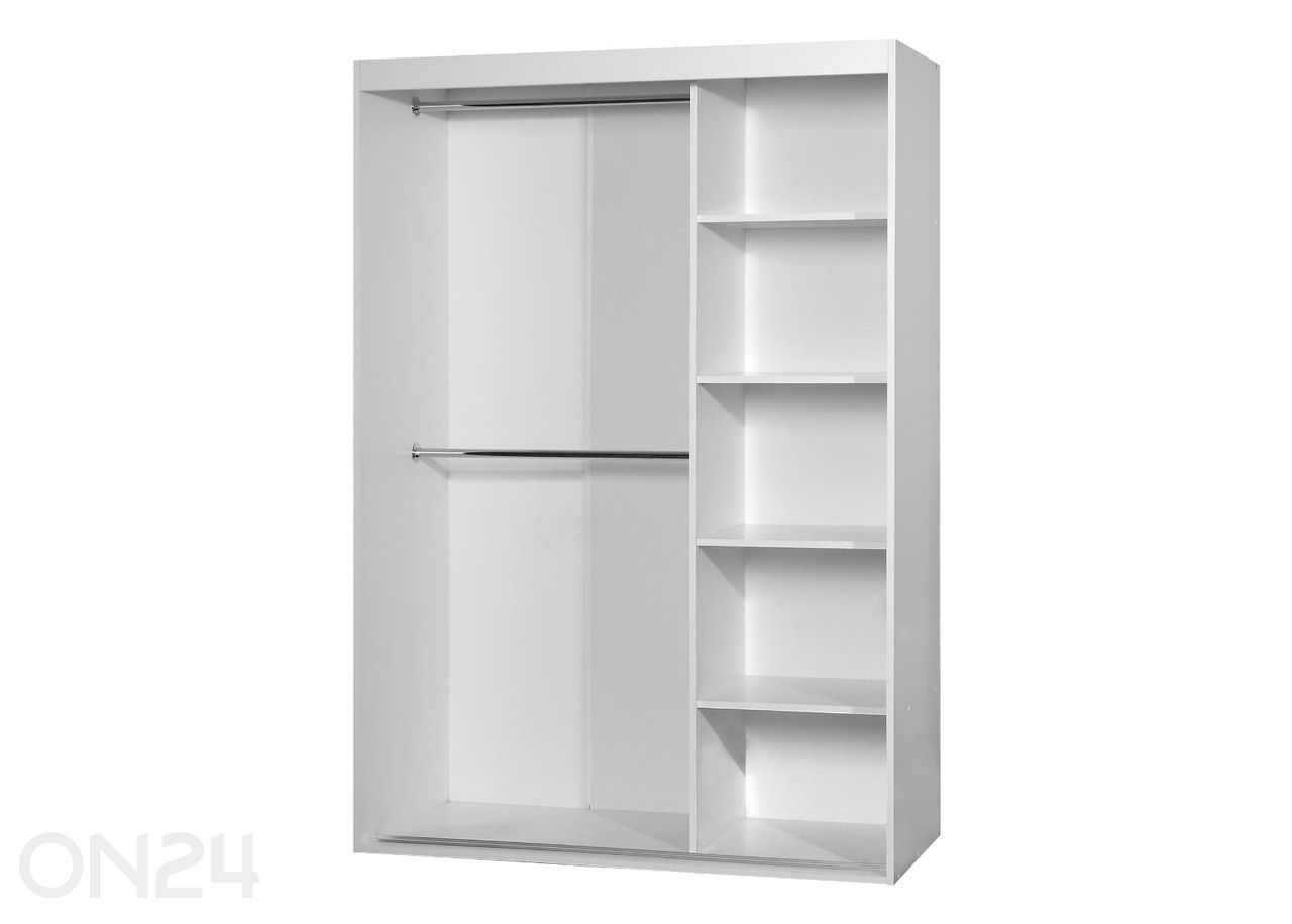 Lükandustega riidekapp 120 cm suurendatud