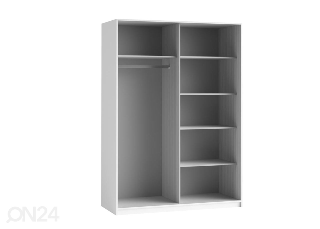 Lükandustega riidekapp 120 cm suurendatud