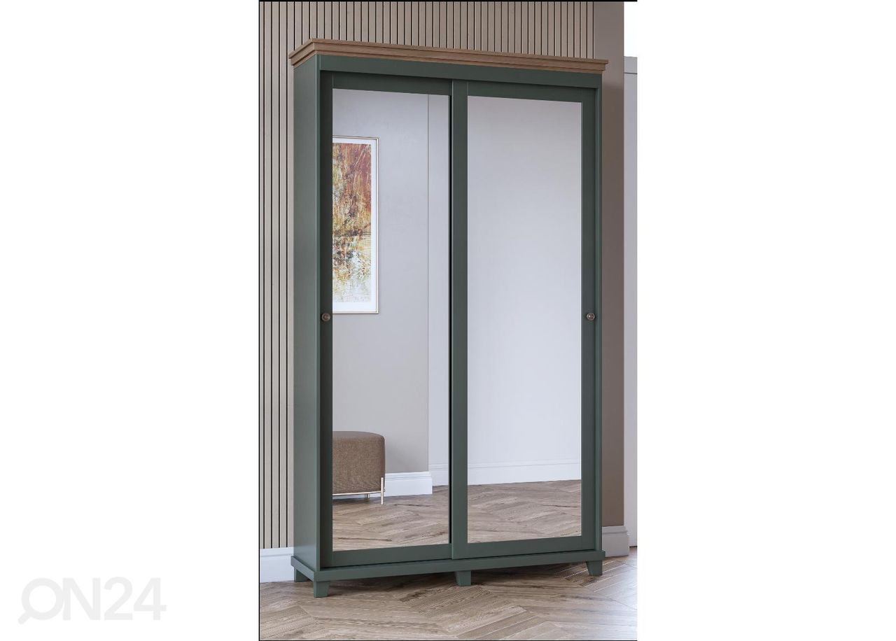 Lükandustega riidekapp 120 cm suurendatud