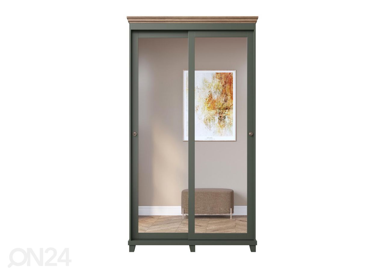 Lükandustega riidekapp 120 cm suurendatud