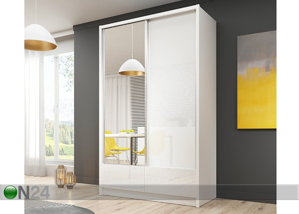 Lükandustega riidekapp 130 cm suurendatud