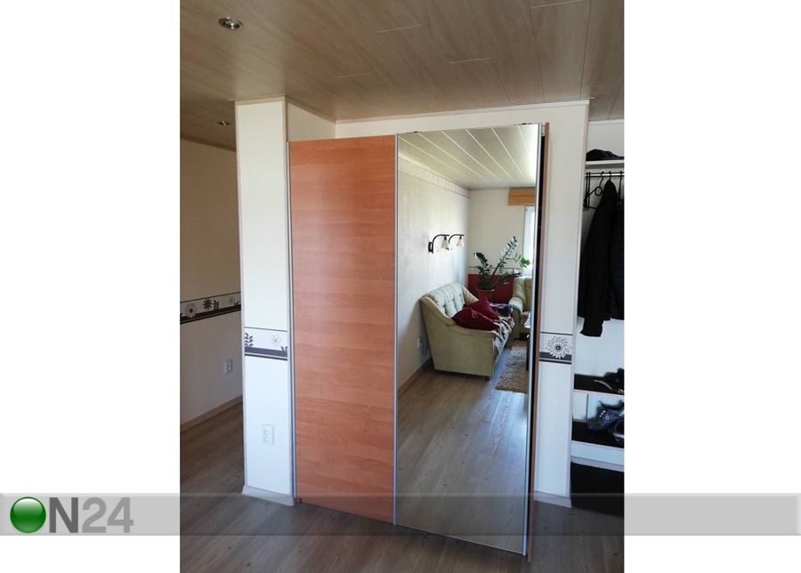 Lükandustega riidekapp 135 cm suurendatud