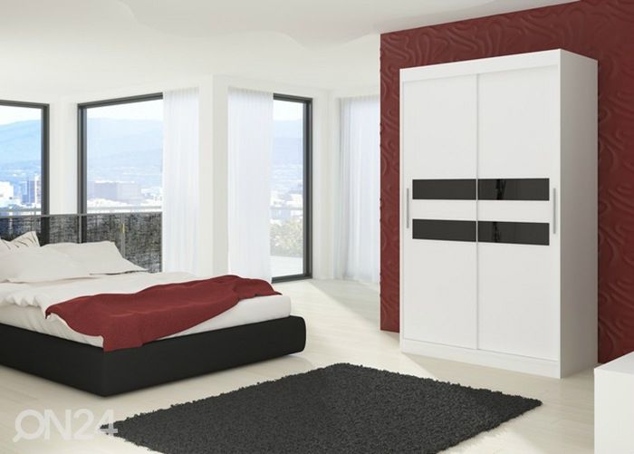 Lükandustega riidekapp 150 cm suurendatud
