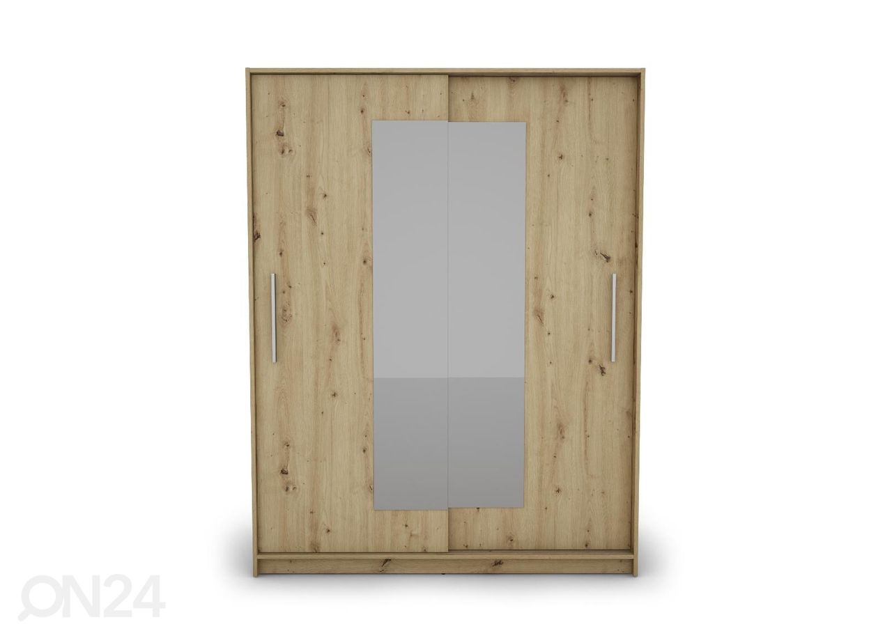 Lükandustega riidekapp 150 cm suurendatud