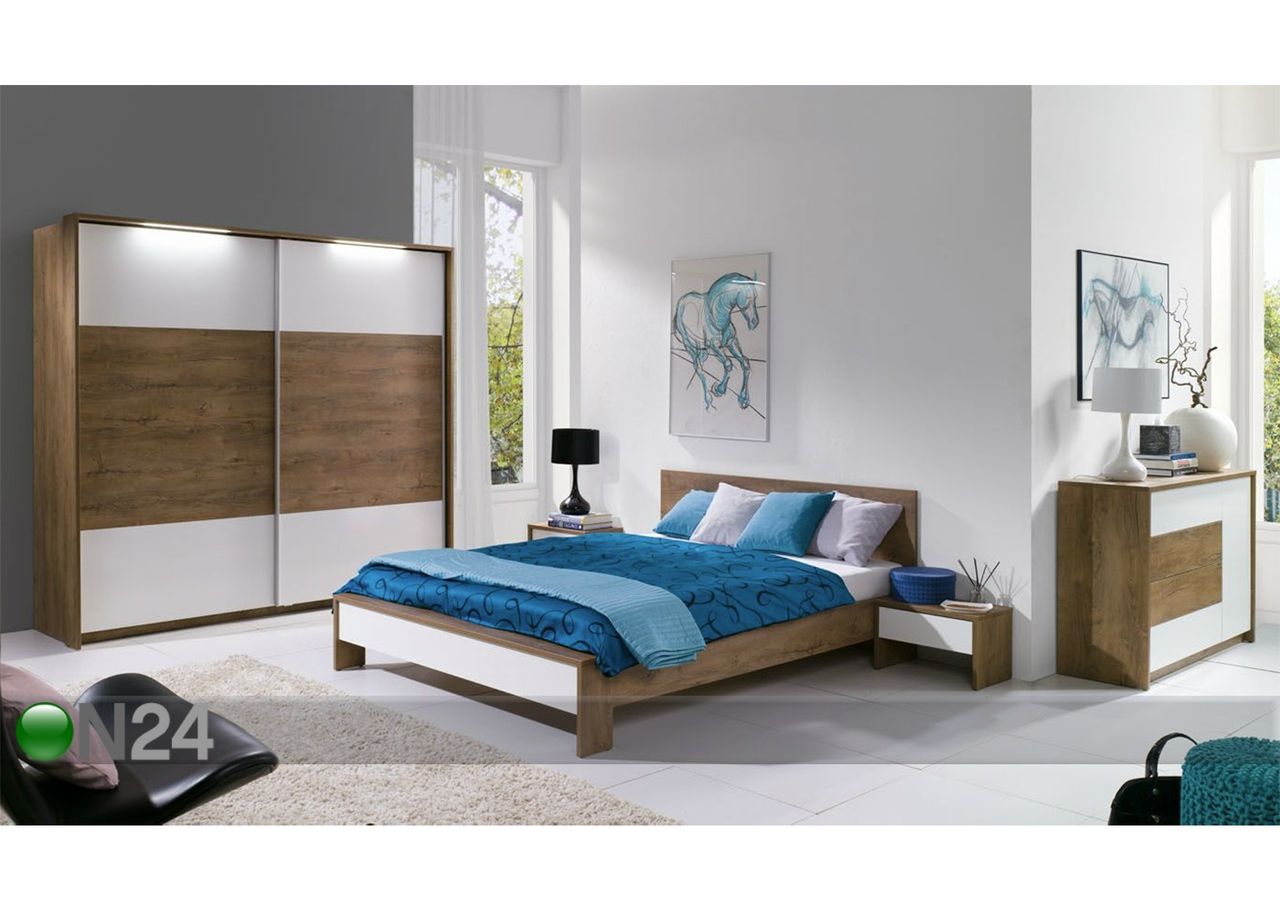 Lükandustega riidekapp 230 cm suurendatud