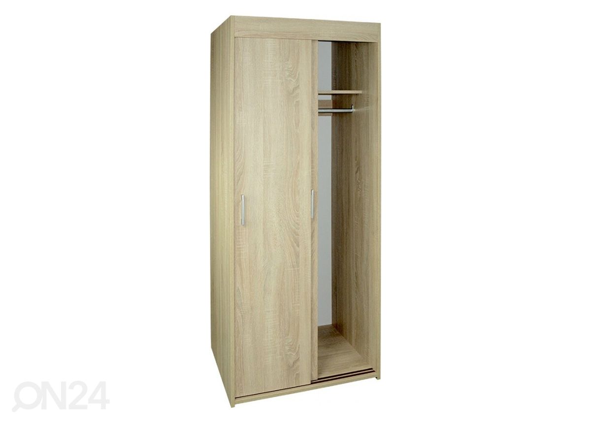 Lükandustega riidekapp 70 cm suurendatud