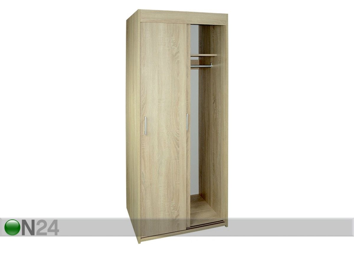Lükandustega riidekapp 70 cm suurendatud