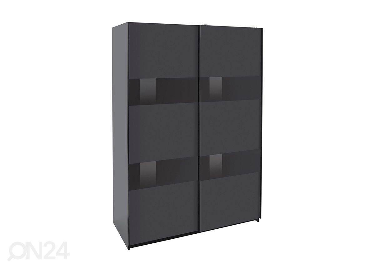 Lükandustega riidekapp Altona h200x135 cm suurendatud