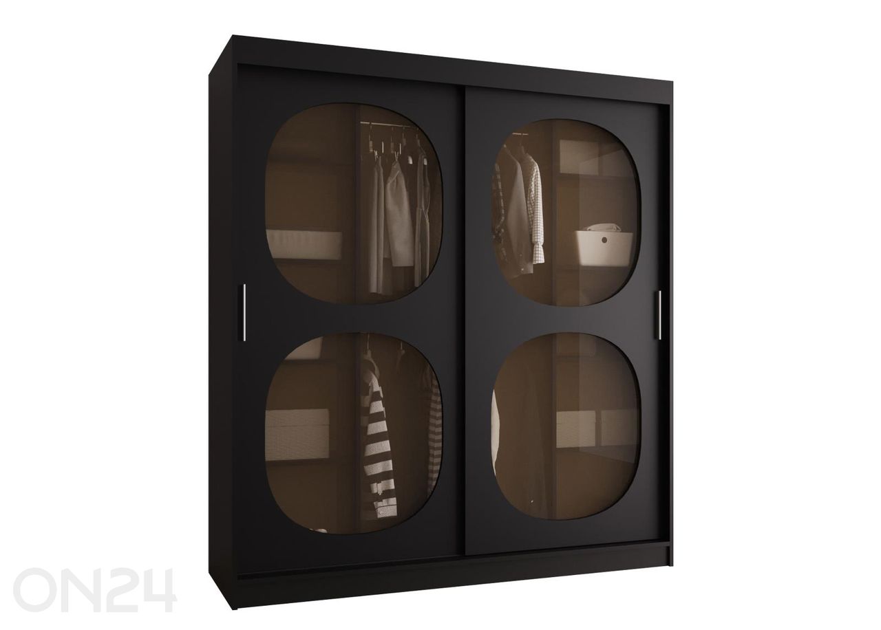 Lükandustega riidekapp Bahrajn 180 cm suurendatud