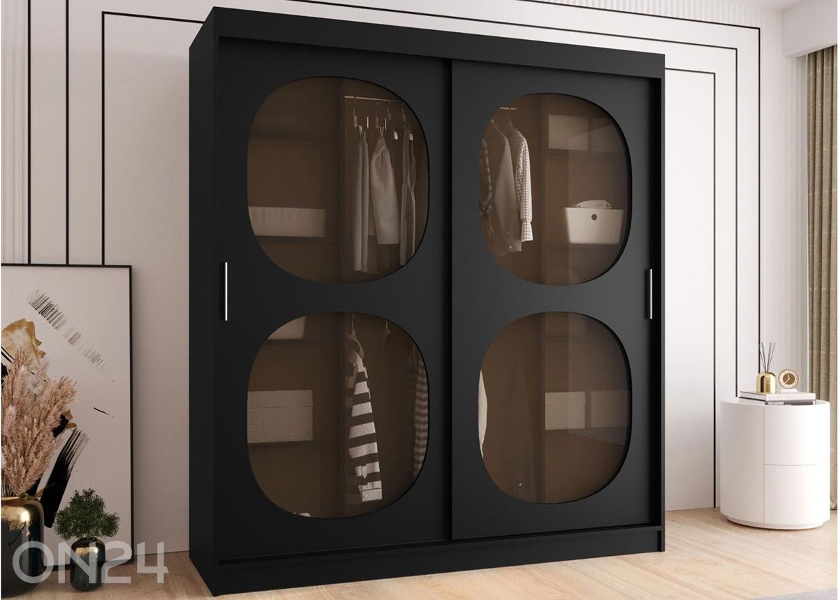 Lükandustega riidekapp Bahrajn 180 cm suurendatud