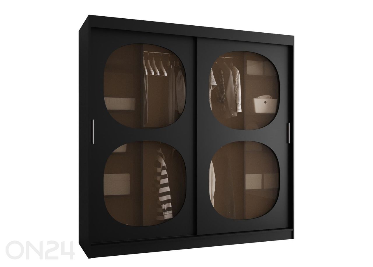 Lükandustega riidekapp Bahrajn 200 cm suurendatud