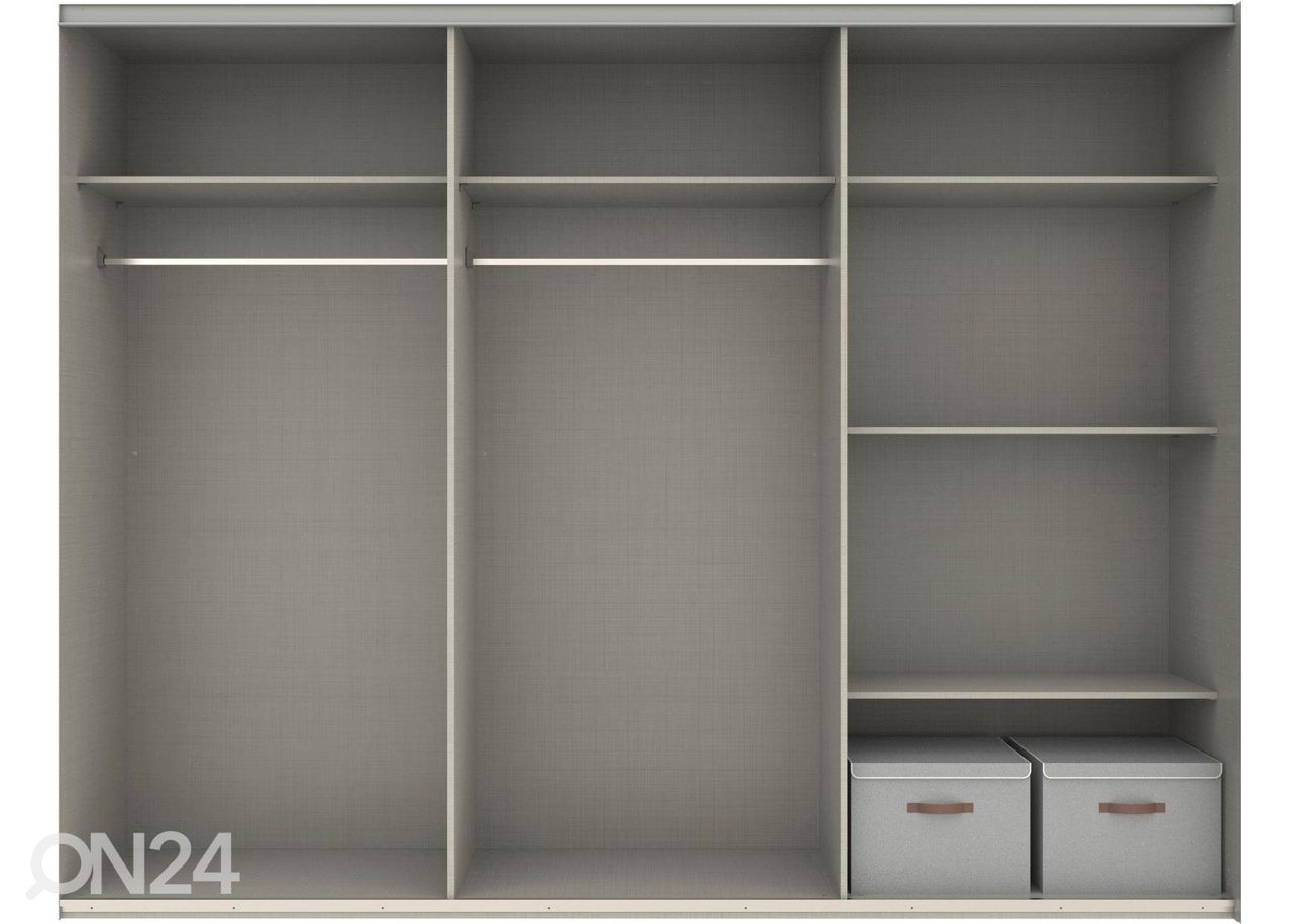 Lükandustega riidekapp Barmbek 270 cm suurendatud