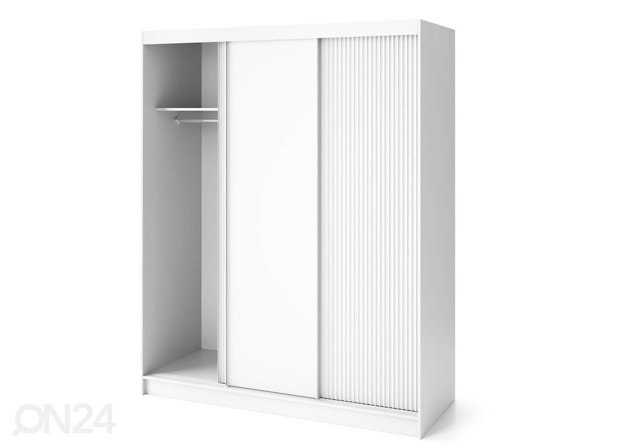 Lükandustega riidekapp Biancco 180 cm suurendatud