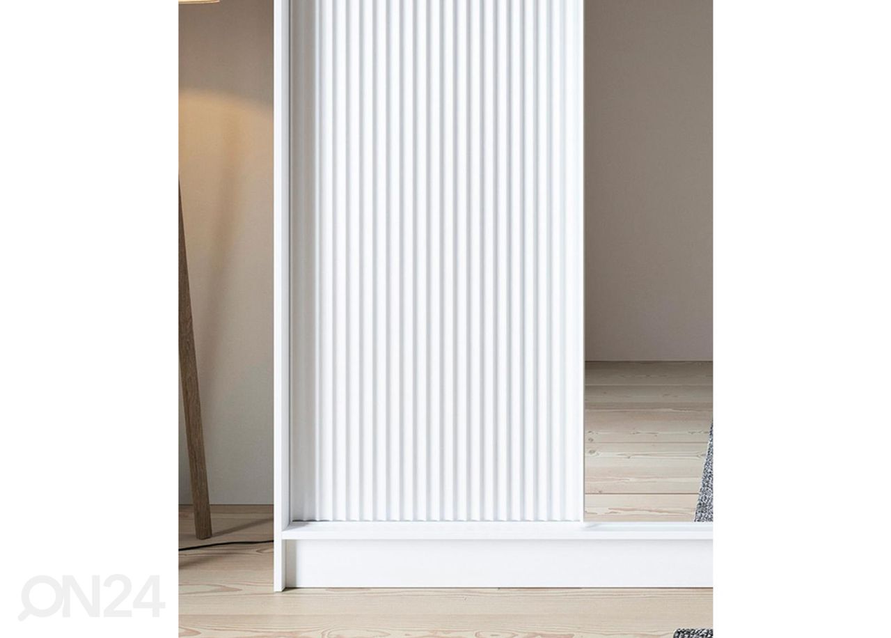 Lükandustega riidekapp Biancco 180 cm suurendatud