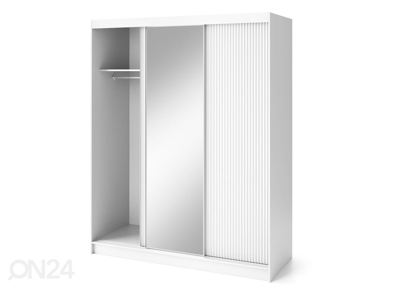 Lükandustega riidekapp Biancco 180 cm suurendatud
