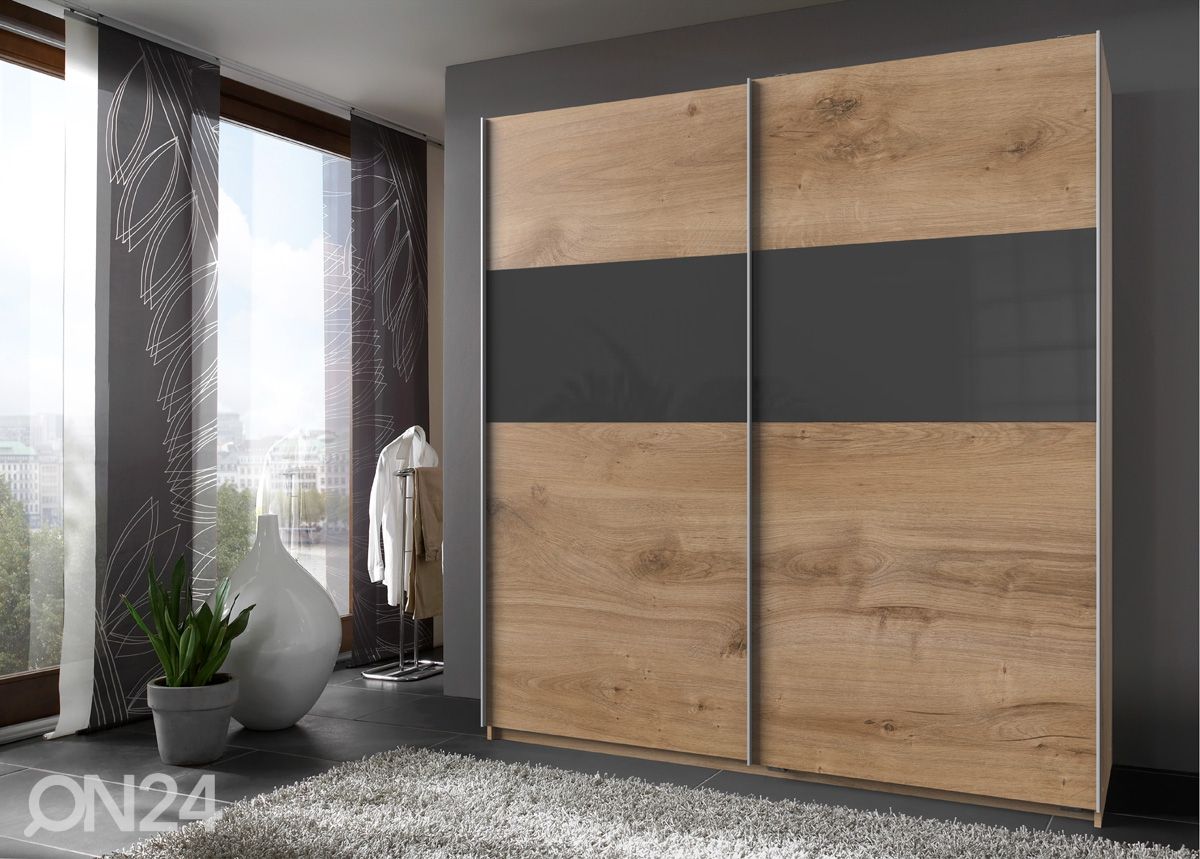 Lükandustega riidekapp Bramfeld1 180 cm suurendatud