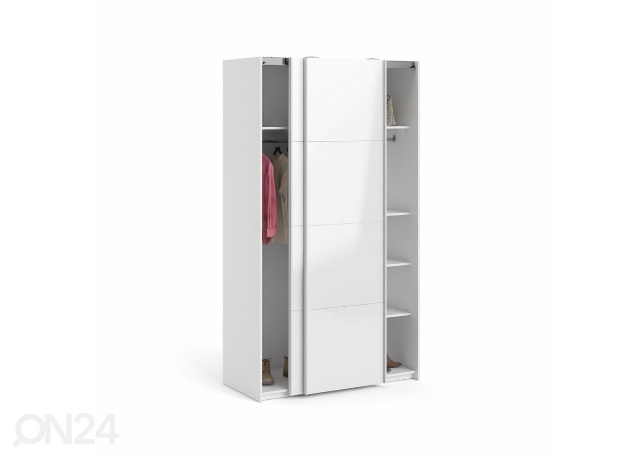 Lükandustega riidekapp Firenze 122 cm suurendatud