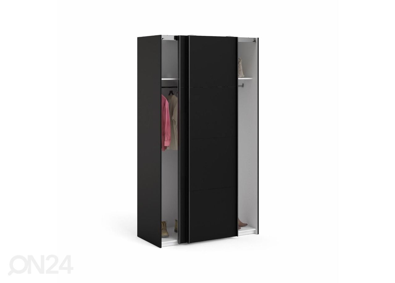 Lükandustega riidekapp Firenze 122 cm suurendatud