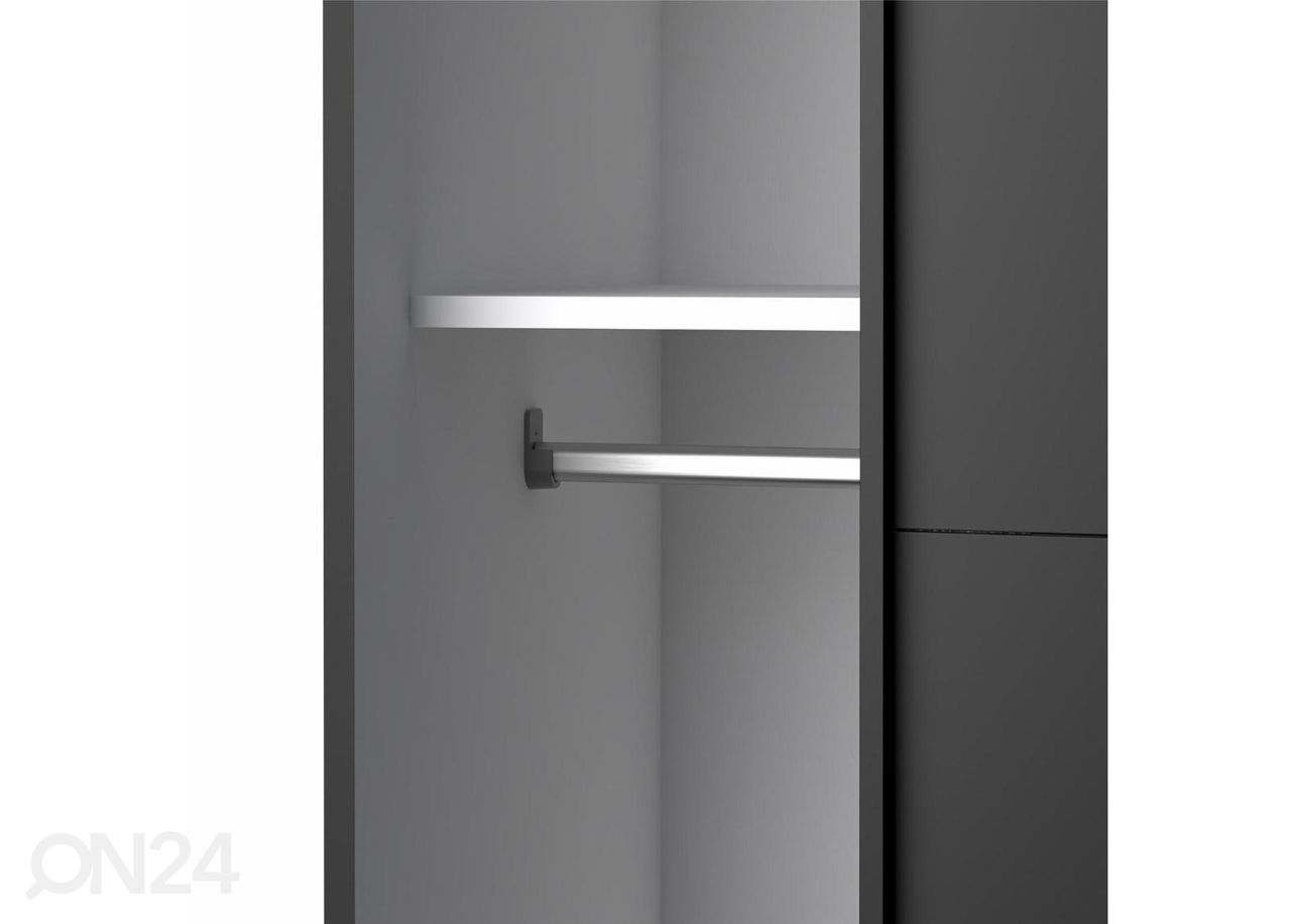 Lükandustega riidekapp Firenze 122 cm suurendatud