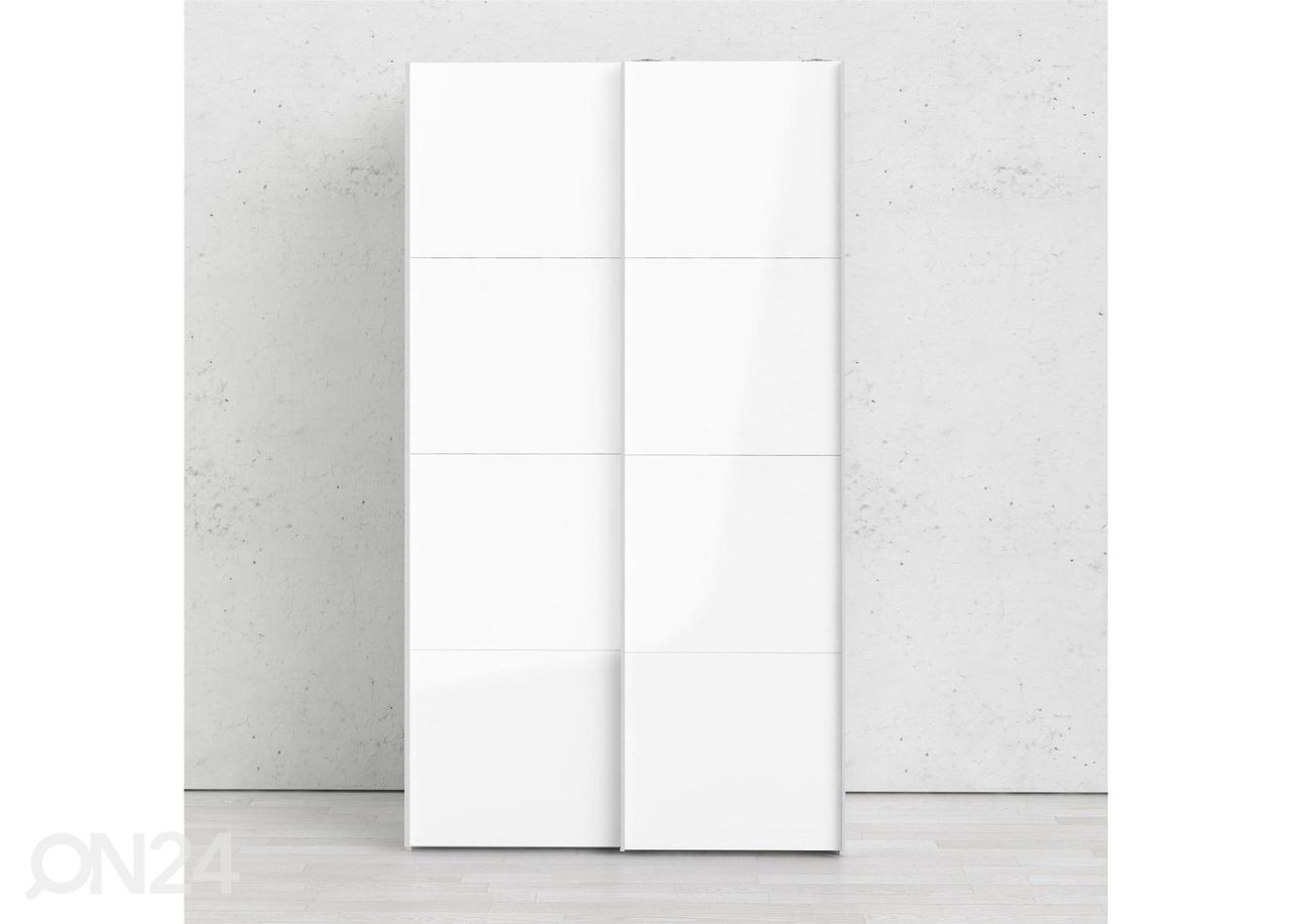 Lükandustega riidekapp Firenze 122 cm suurendatud