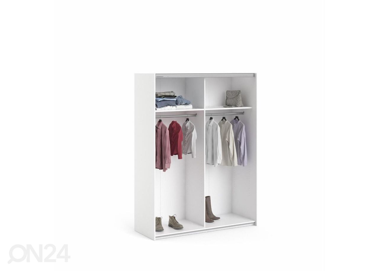 Lükandustega riidekapp Firenze 150 cm suurendatud