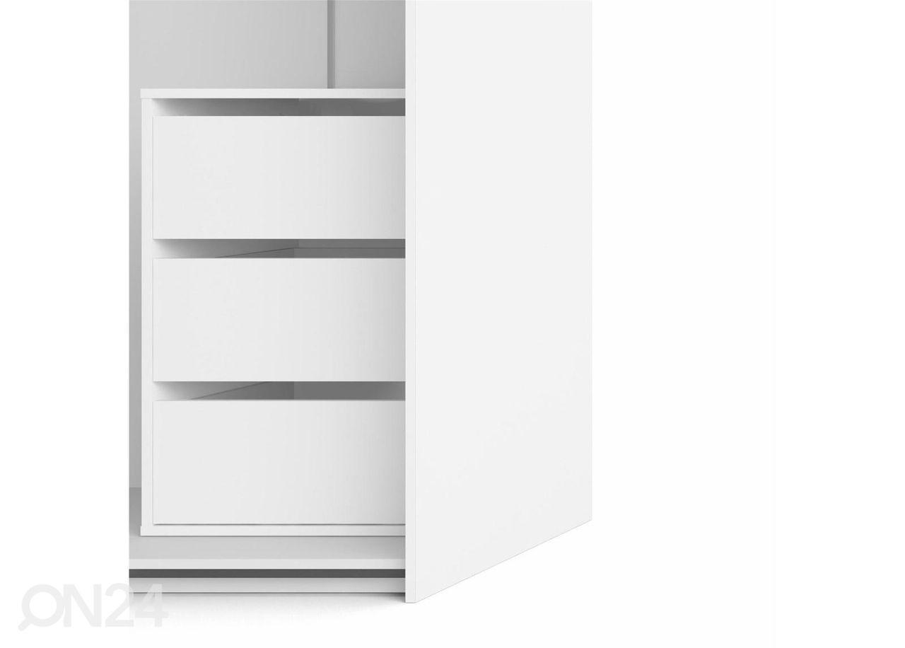 Lükandustega riidekapp Firenze 182 cm suurendatud