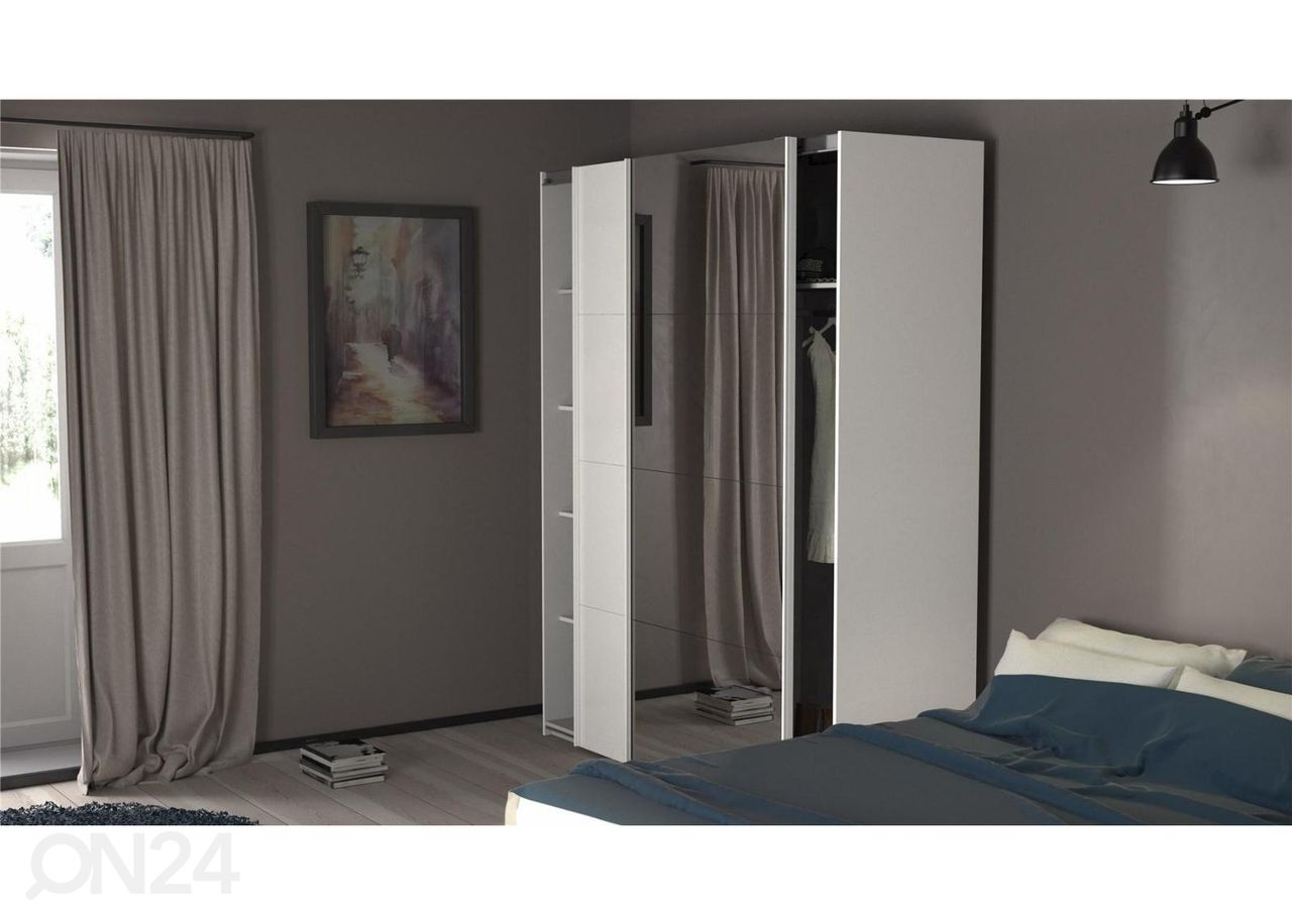 Lükandustega riidekapp Firenze 182 cm suurendatud