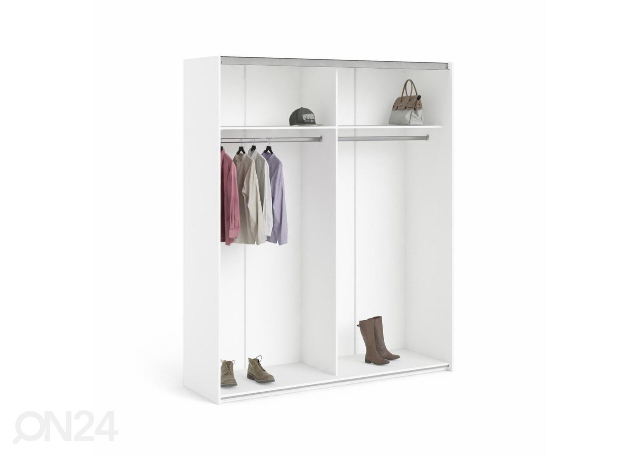 Lükandustega riidekapp Firenze 182 cm suurendatud