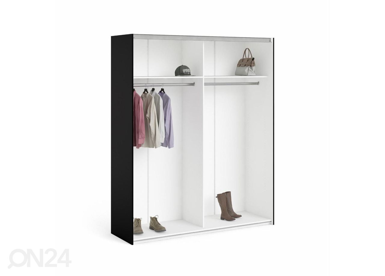 Lükandustega riidekapp Firenze 182 cm suurendatud