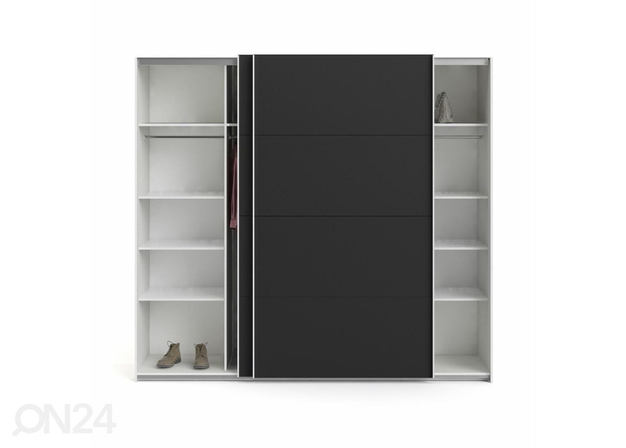 Lükandustega riidekapp Firenze 243 cm suurendatud