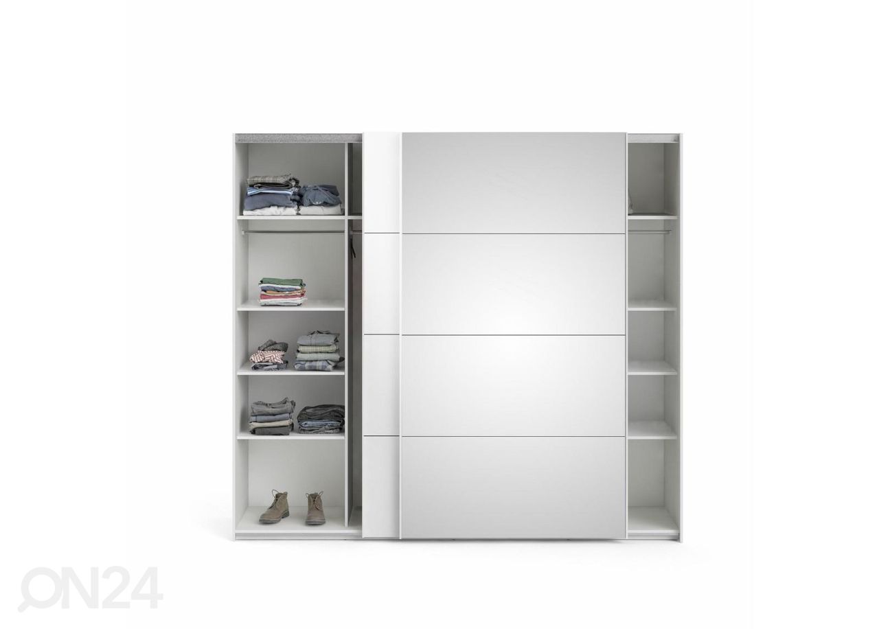 Lükandustega riidekapp Firenze 243 cm suurendatud