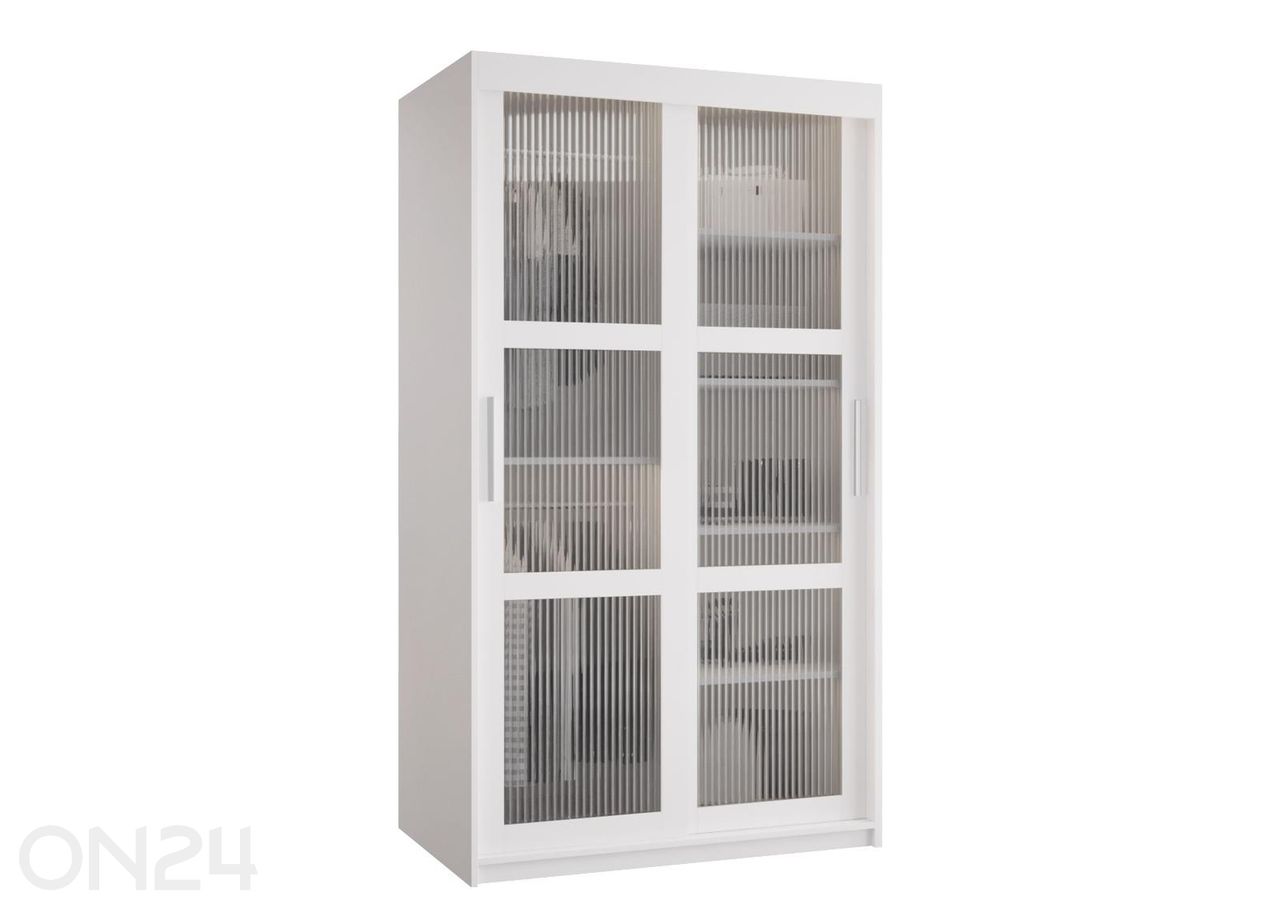 Lükandustega riidekapp Flutes 100 cm suurendatud