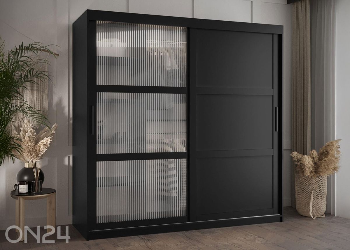 Lükandustega riidekapp Flutes 180 cm suurendatud