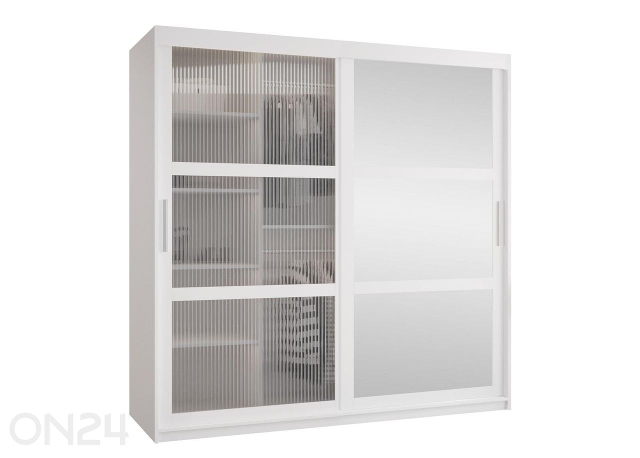 Lükandustega riidekapp Flutes 180 cm suurendatud