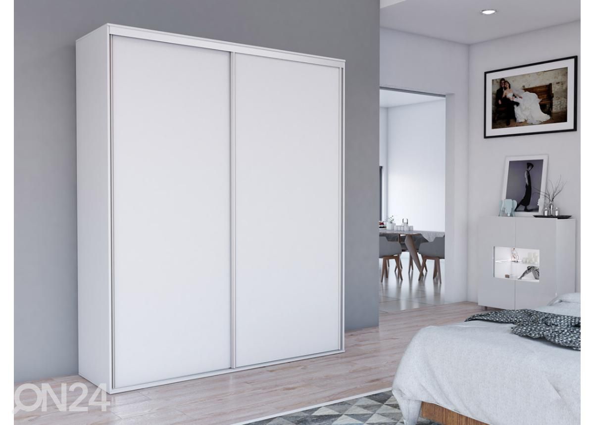 Lükandustega riidekapp Grande 204 cm suurendatud