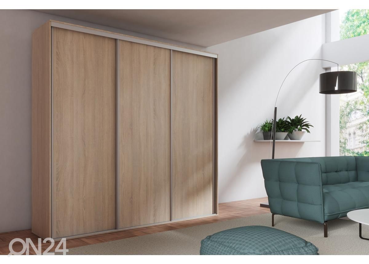 Lükandustega riidekapp Grande 277 cm suurendatud