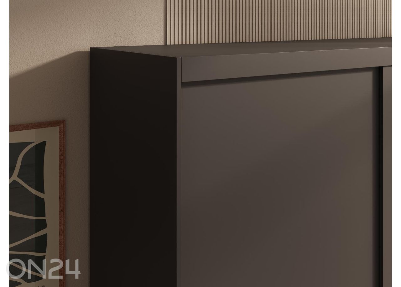 Lükandustega riidekapp Hally 120 cm suurendatud