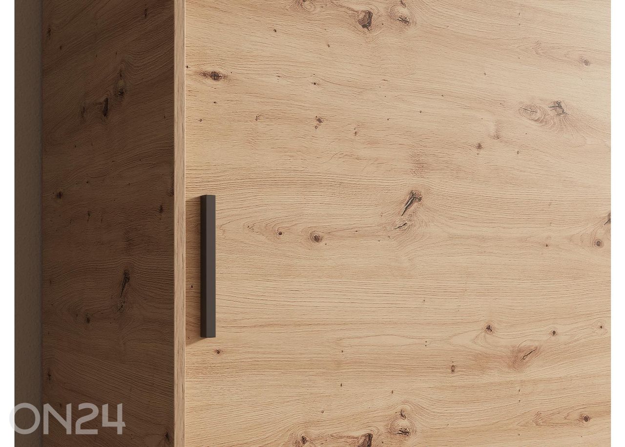 Lükandustega riidekapp Hally 120 cm suurendatud