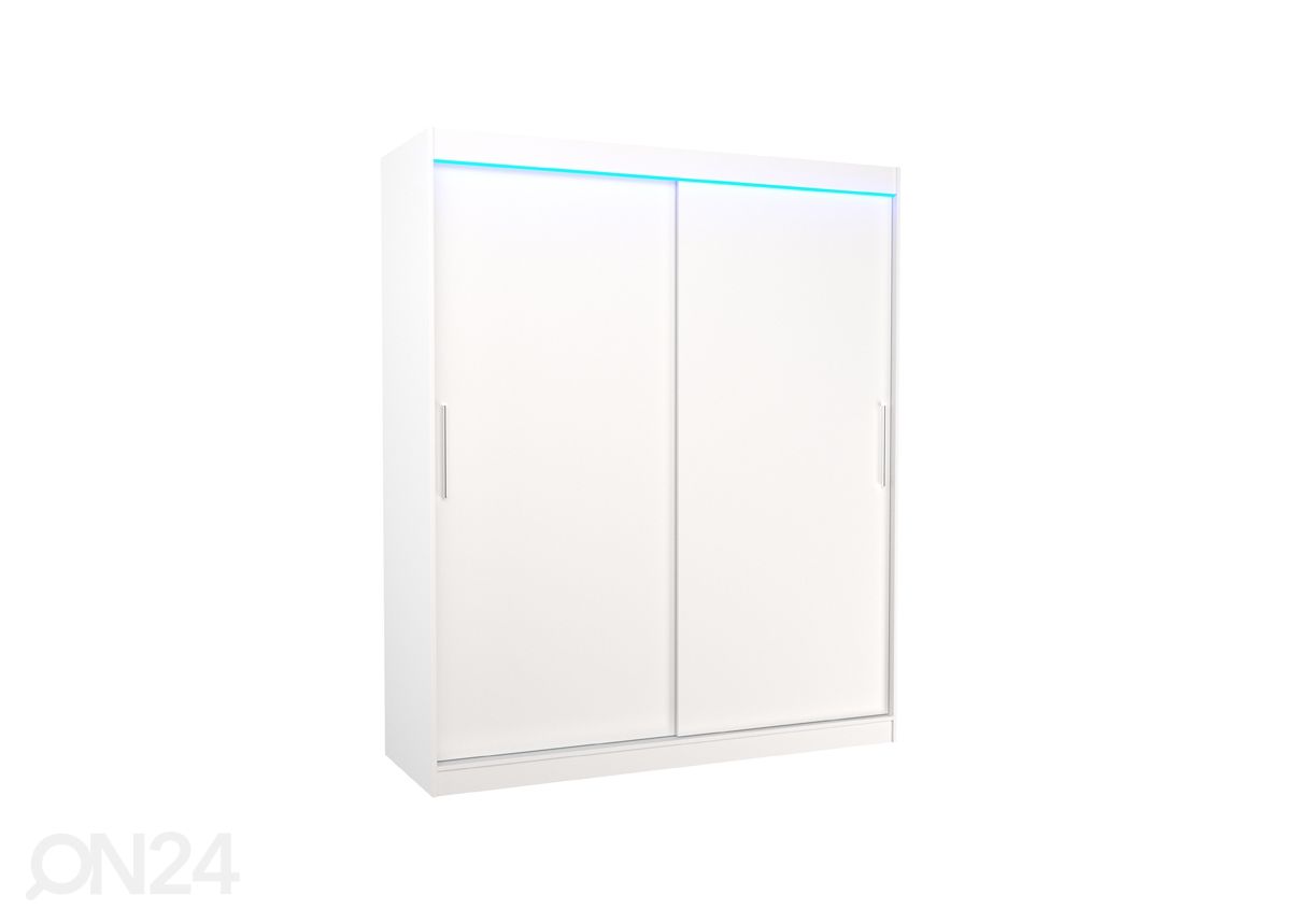 Lükandustega riidekapp Lino 180 cm + LED suurendatud