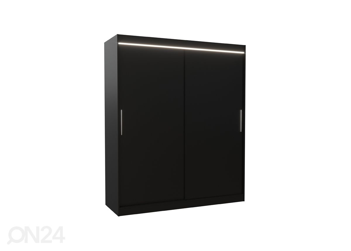 Lükandustega riidekapp Lino 180 cm + LED suurendatud