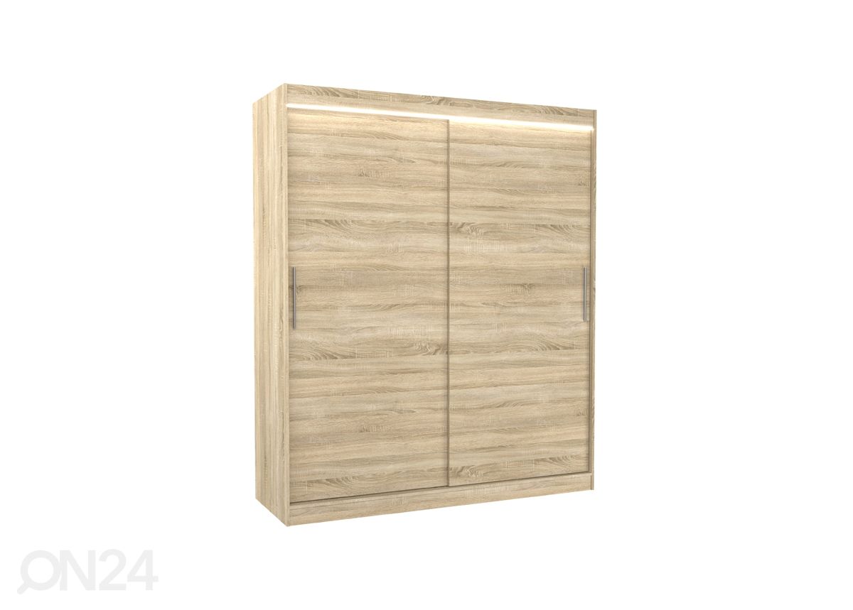 Lükandustega riidekapp Lino 180 cm + LED suurendatud