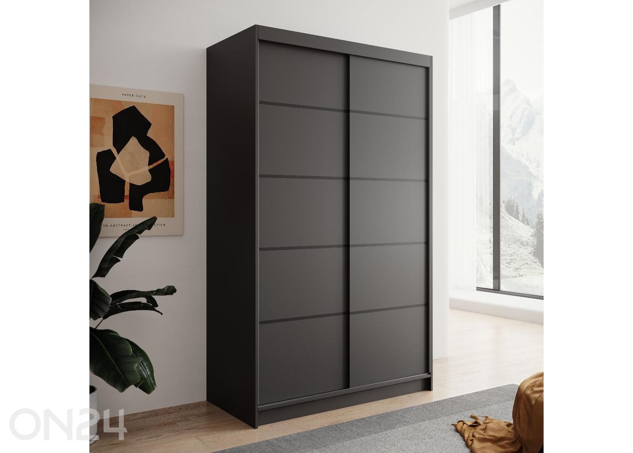 Lükandustega riidekapp Lizi suurendatud