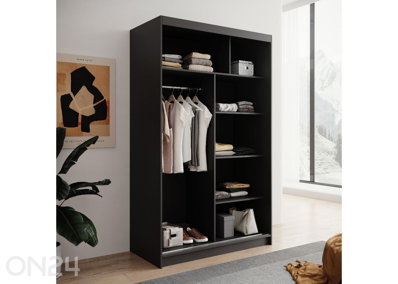 Lükandustega riidekapp Lizi suurendatud