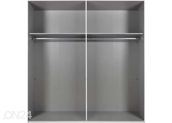 Lükandustega riidekapp Malaga 225 cm suurendatud