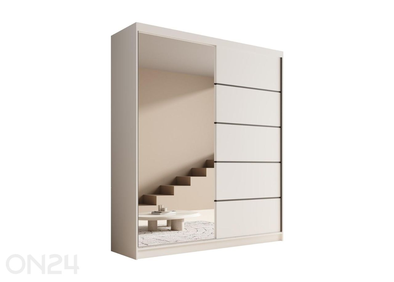 Lükandustega riidekapp Monte II 180 cm suurendatud