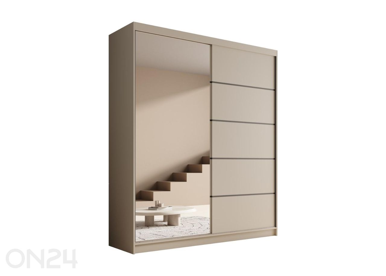 Lükandustega riidekapp Monte II 180 cm suurendatud