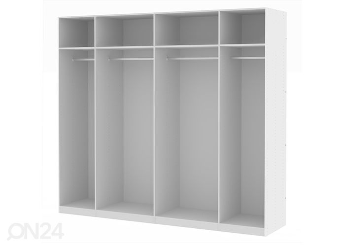 Lükandustega riidekapp Save h220 cm suurendatud