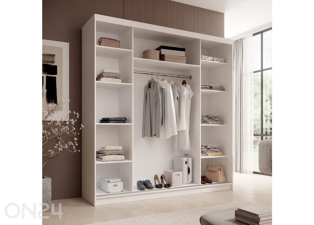 Lükandustega riidekapp Sonic 200 suurendatud