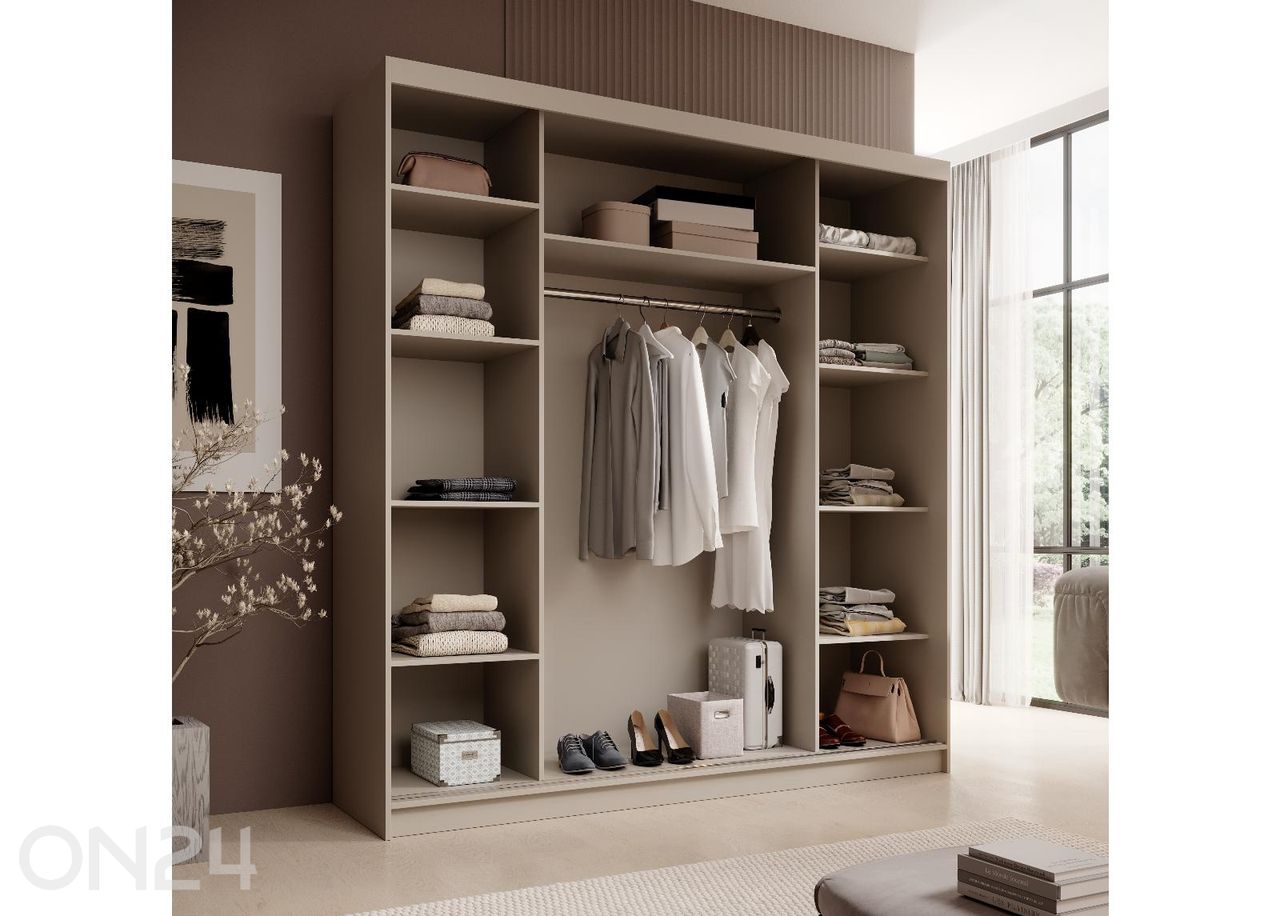 Lükandustega riidekapp Sonic 200 suurendatud