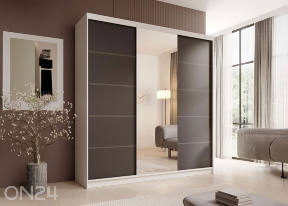 Lükandustega riidekapp Sonic 200 suurendatud